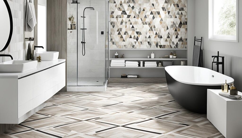 stylish bathroom flooring options